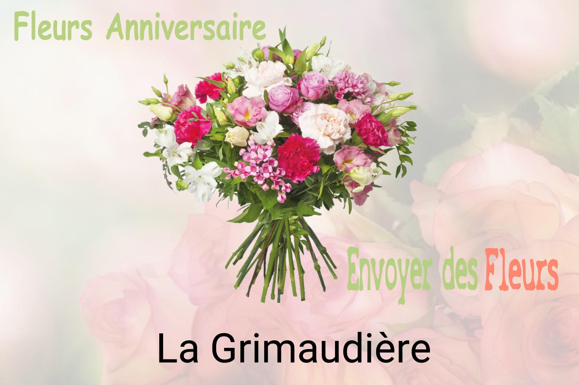 Bouquet de fleurs d’anniversaire livré à La Grimaudière